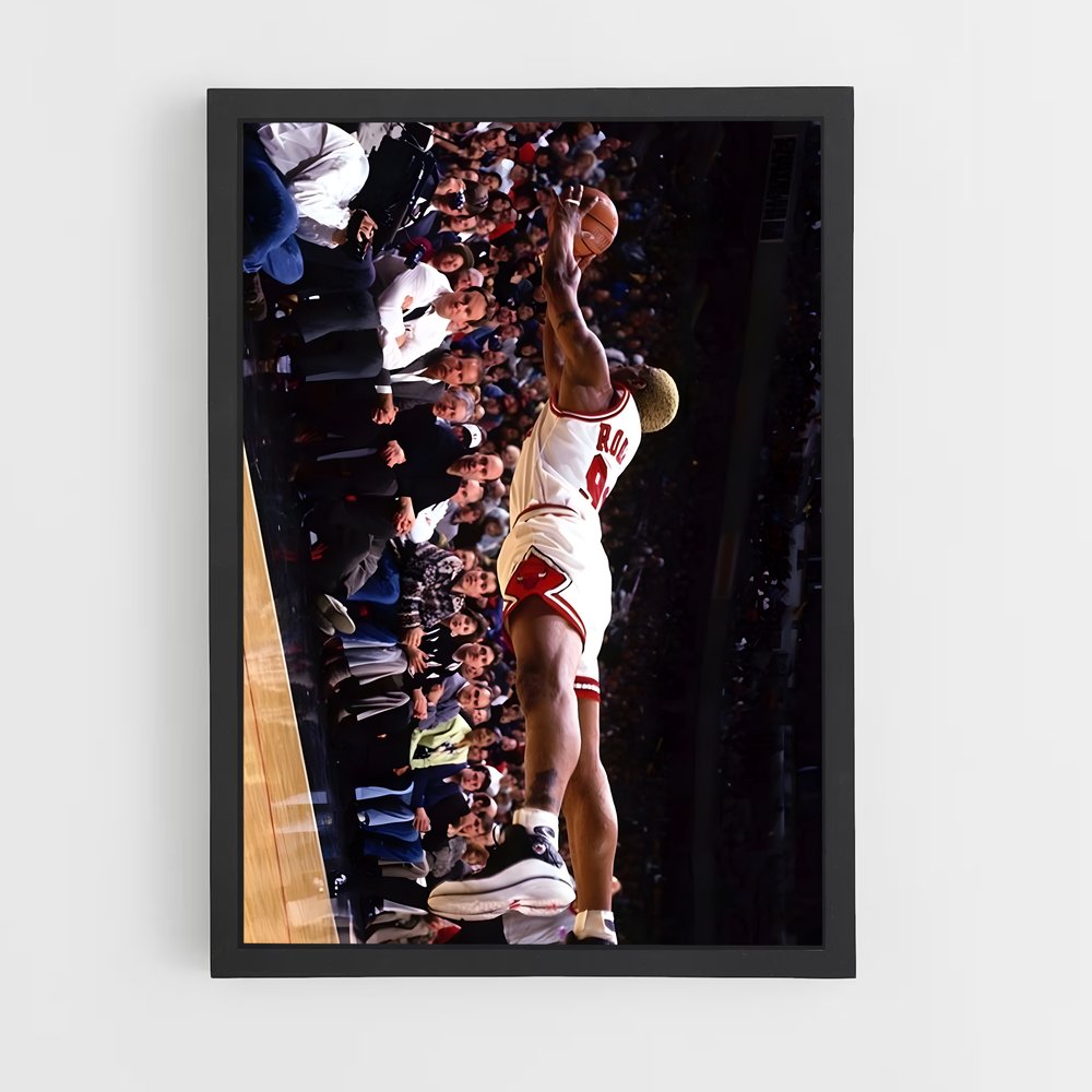 Poster Dennis rodman – affiche Basketball (vue 2)